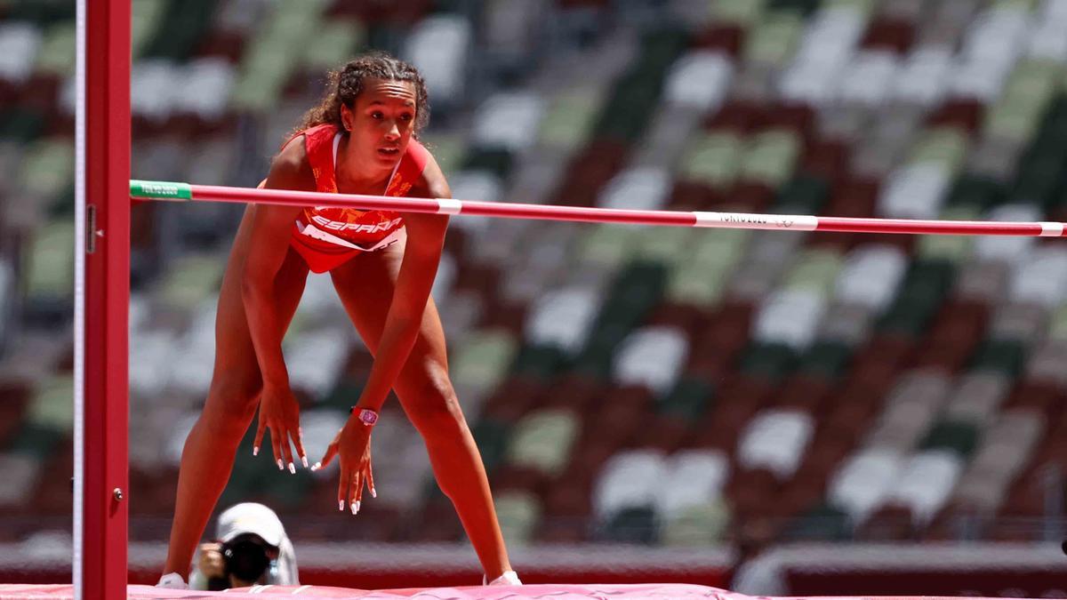 María Vicente va a ritmo de récord de España