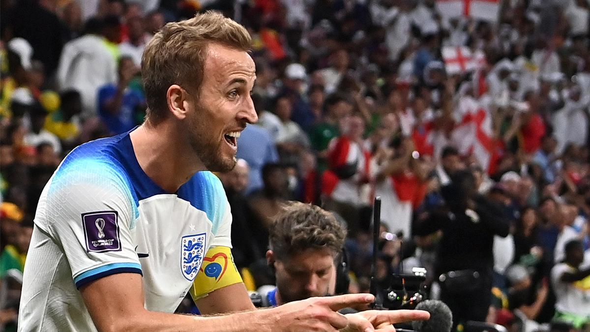 Kane celebra su estreno goleador en Qatar en partido de octavos contra Senegal