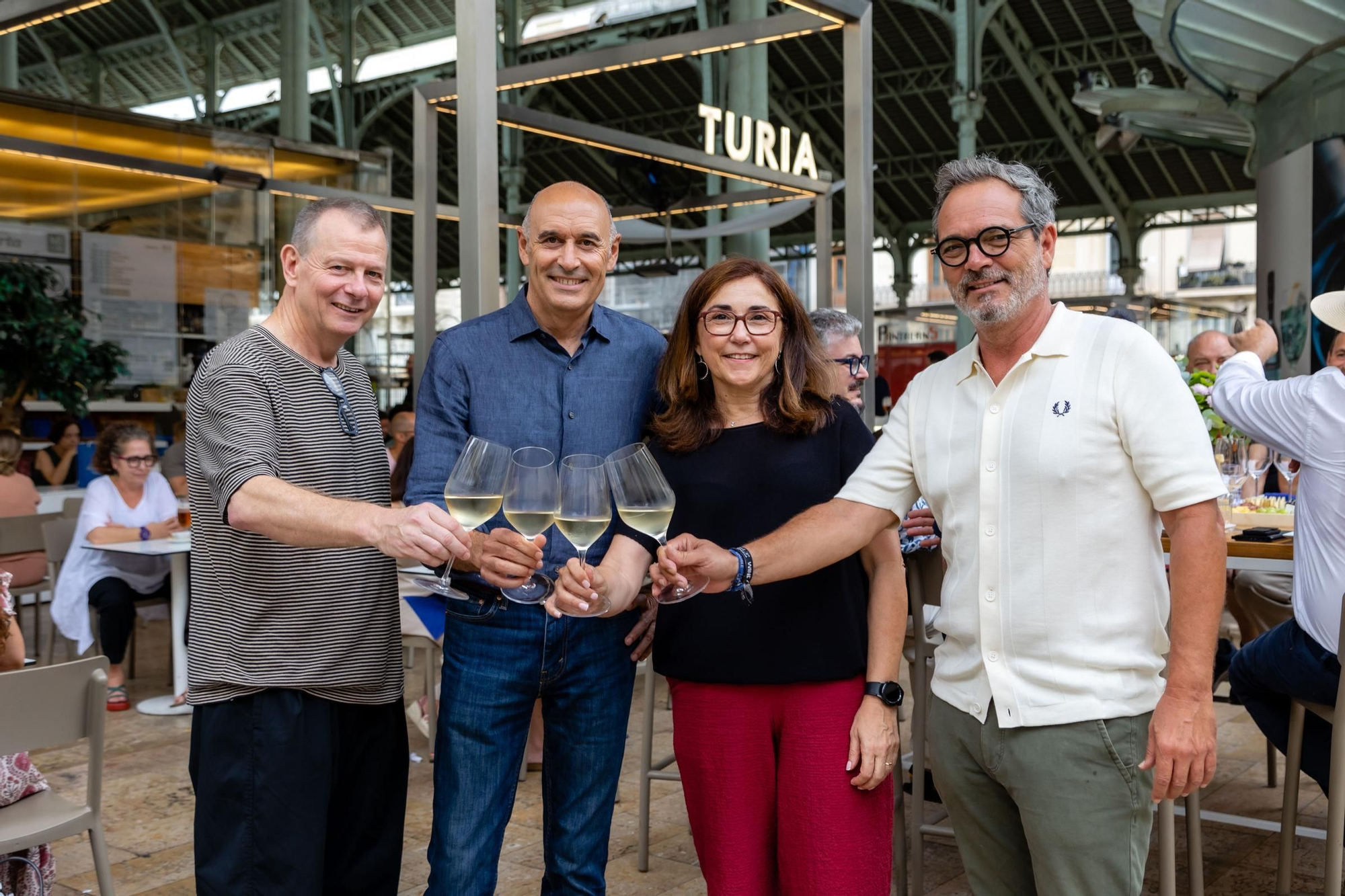 Christian Jardel, Toni Sarrión, Anabel Navas y Miguel Donat.