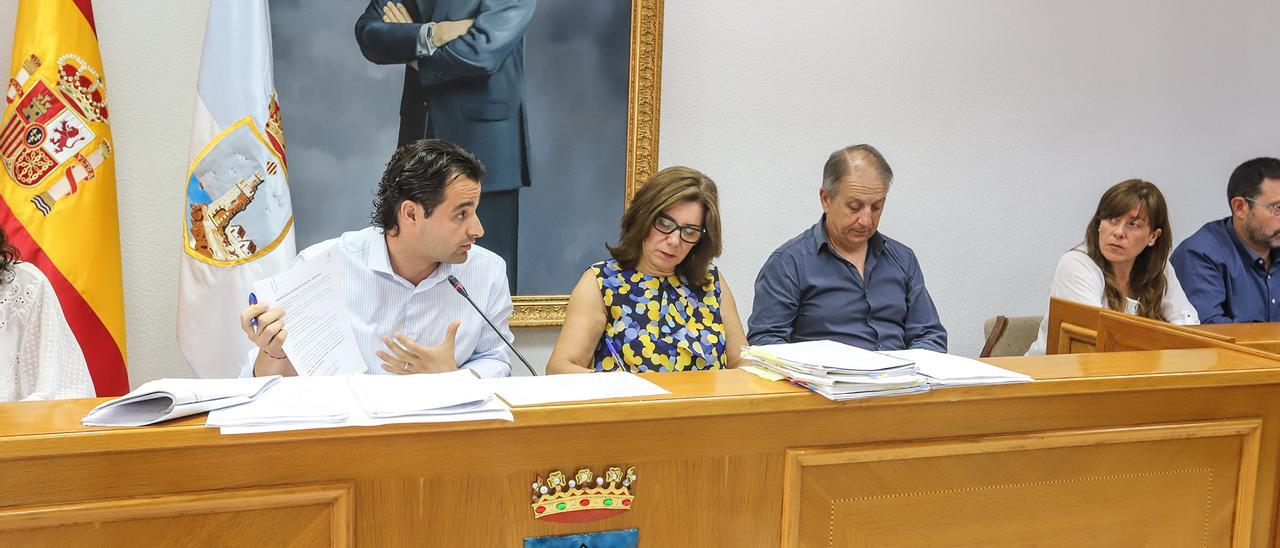 Imagen de una sesión del pleno del Ayuntamiento de Torrevieja en 2019