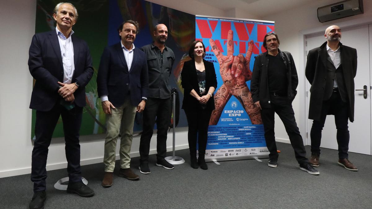 Acto de presentación del Vive Latino en Zaragoza el pasado diciembre.