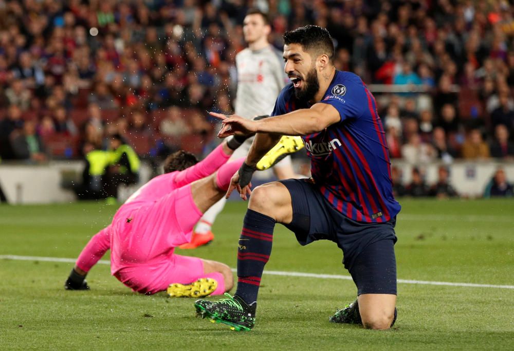 El Barça - Liverpool, en fotos