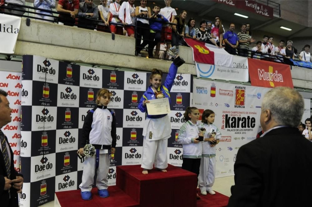 Podium del Campeonato de Kárate