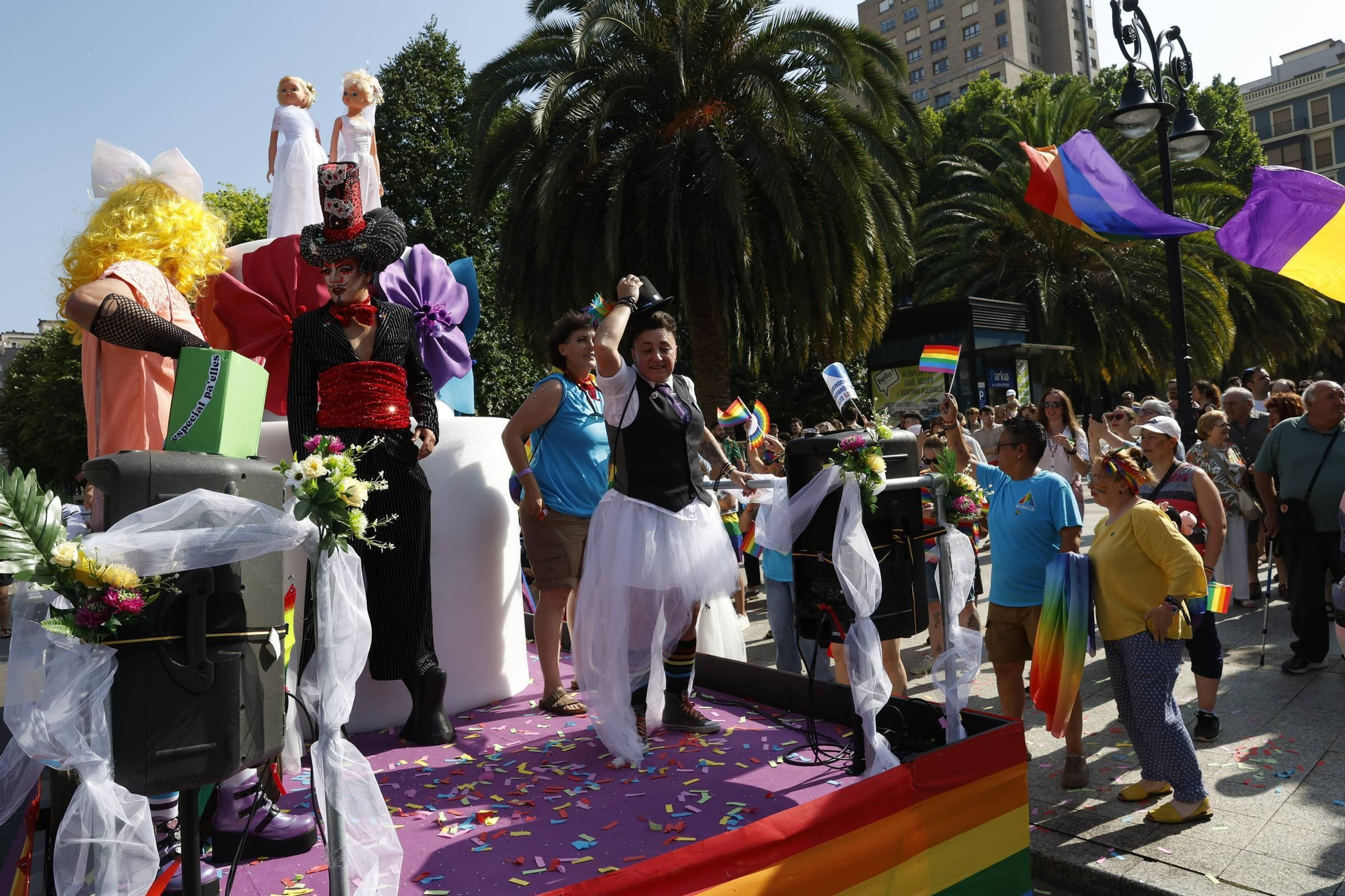 Así fue el desfile del Orgullo en Gijón (en imágenes)