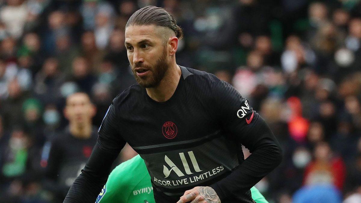 Sergio Ramos, en su debut con el PSG.