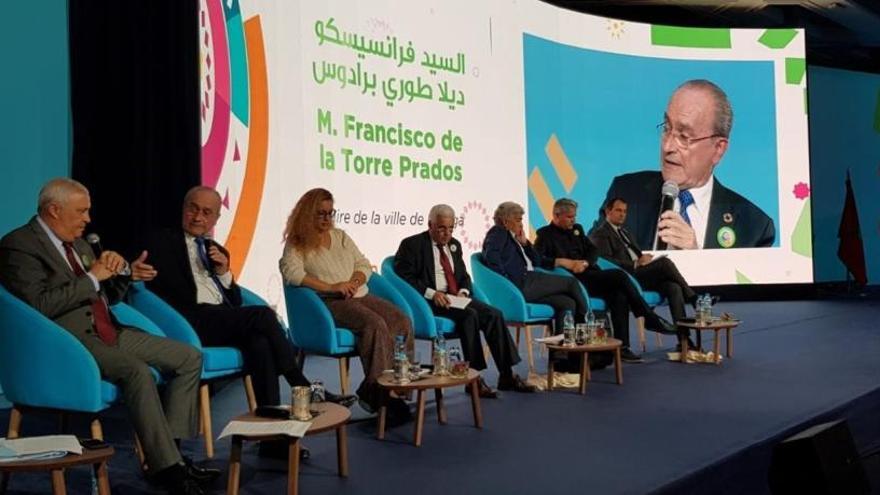 Francisco de la Torre, interviene en el Foro Nacional de Industrias Culturales y Creativas que se celebra en la capital de Marruecos.