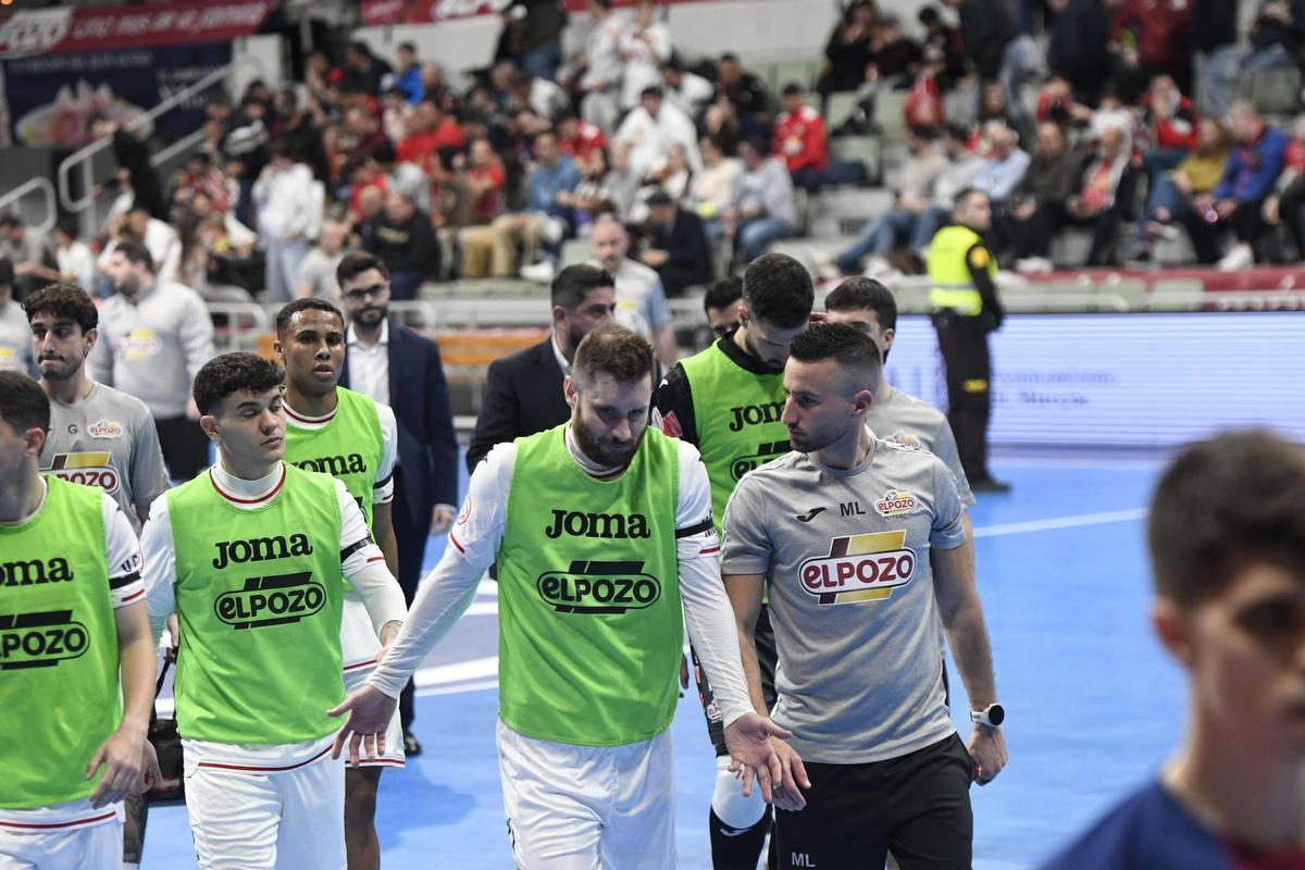 Las imágenes de la derrota de ElPozo Murcia frente al Barcelona en Copa del Rey