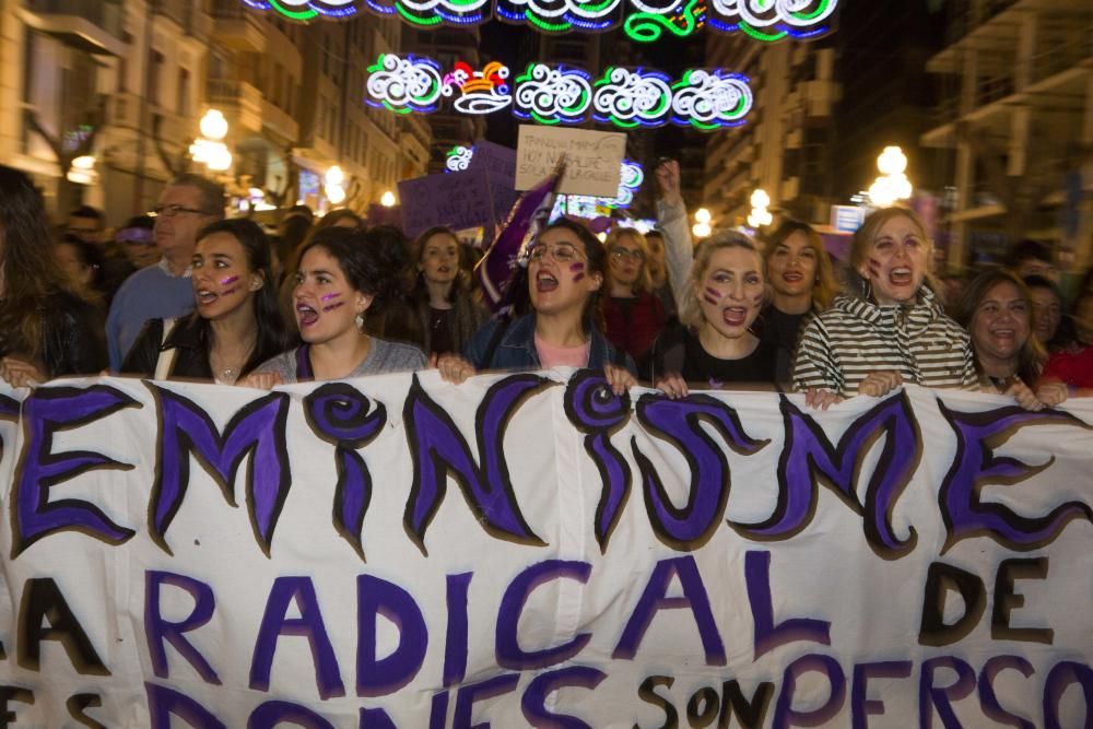 Manifestación del 8M en Alicante