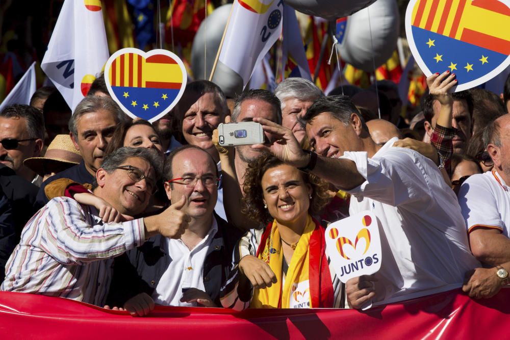 Manifestación de Barcelona por la unidad de España