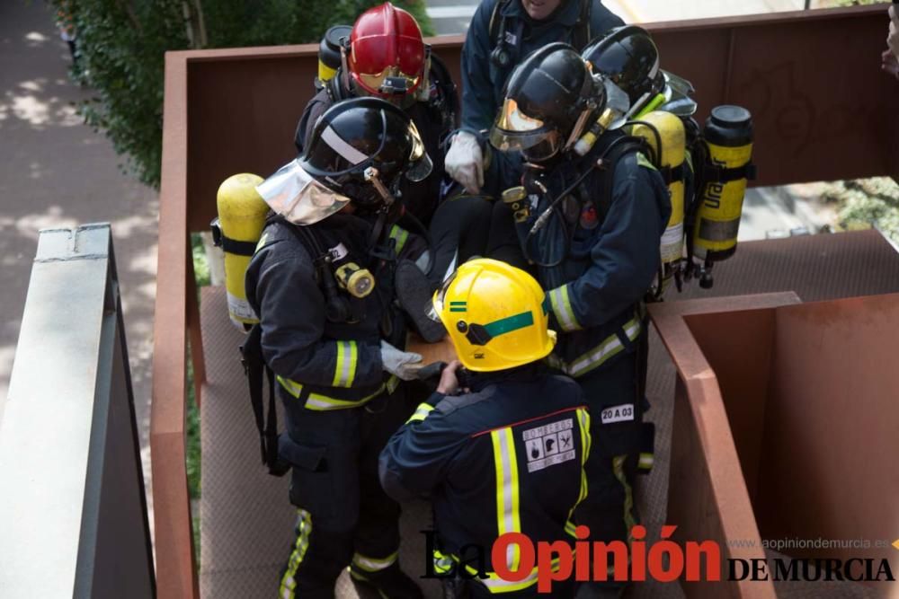 Simulacro de emergencia del Área IV de Salud