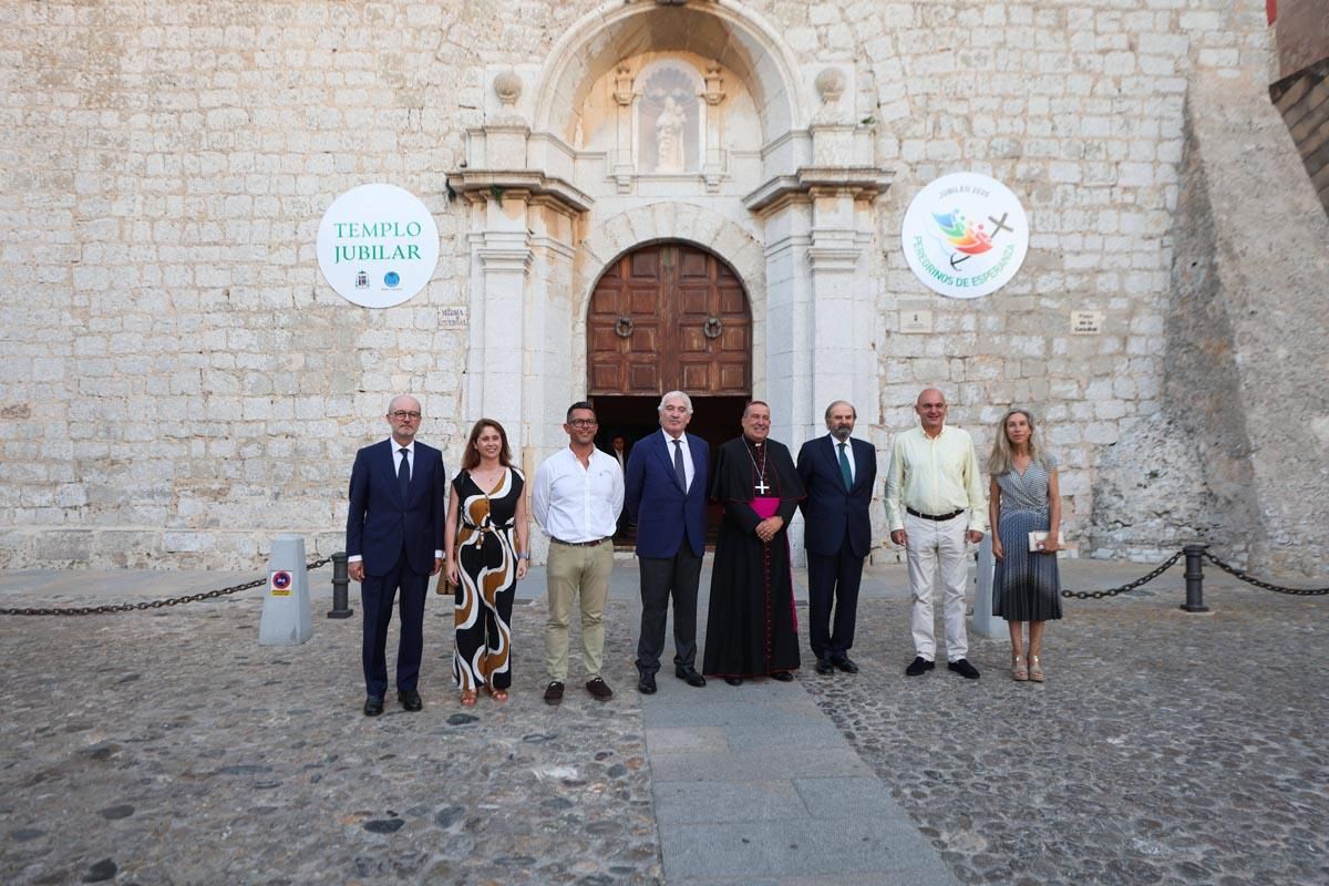 Todas las imágenes de la inauguración de la nueva iluminación de la Catedral de Ibiza