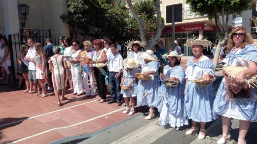 La Virgen del Carmen procesiona en La Ribera