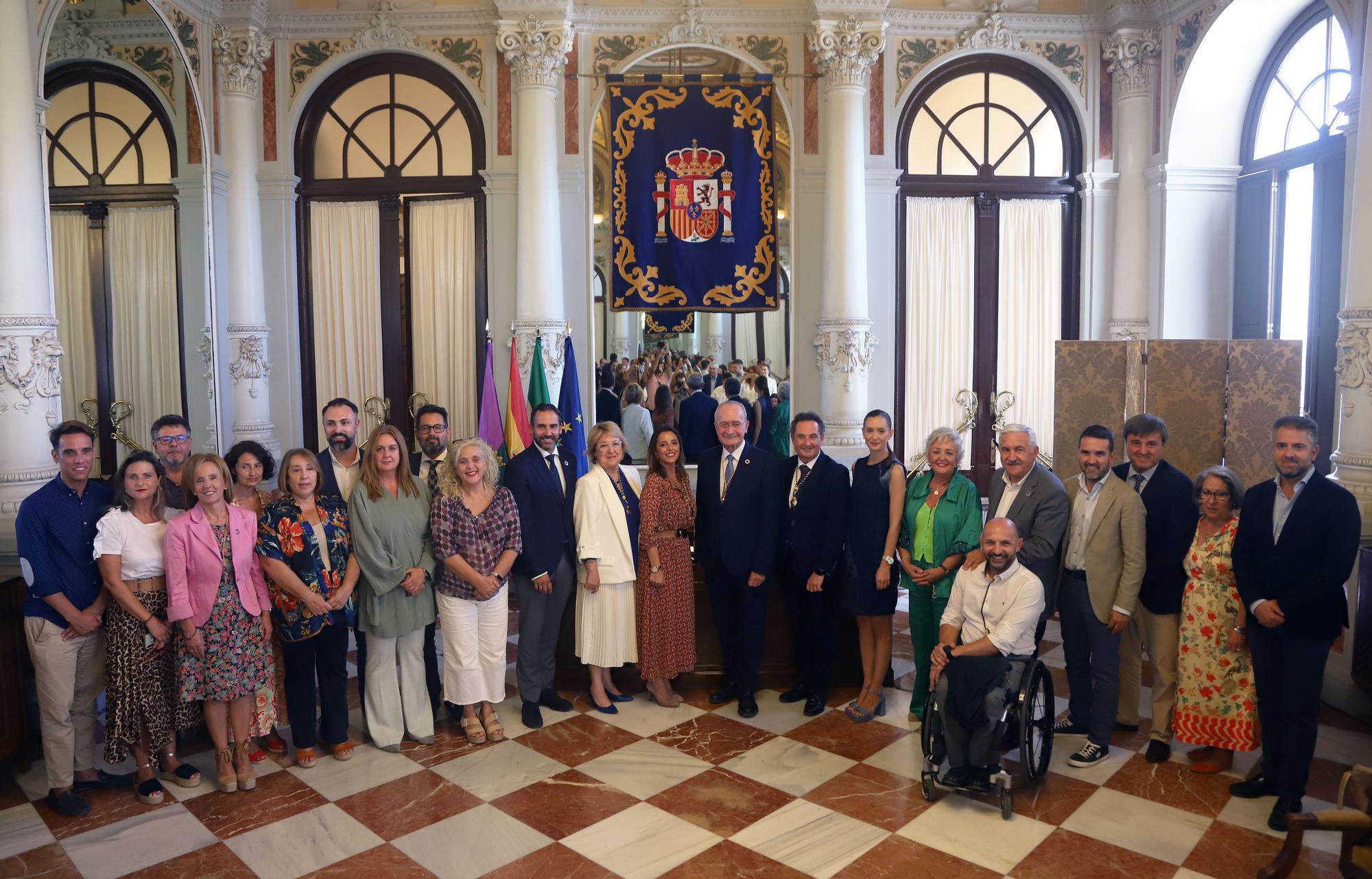 Toma de posesión de los nuevos concejales del Ayuntamiento de Málaga