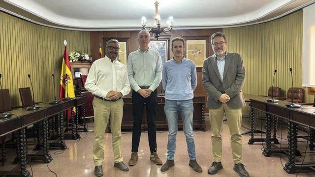 Tomás Ramos, David Romeral, Jesús Gustrán y Javier Bernal.