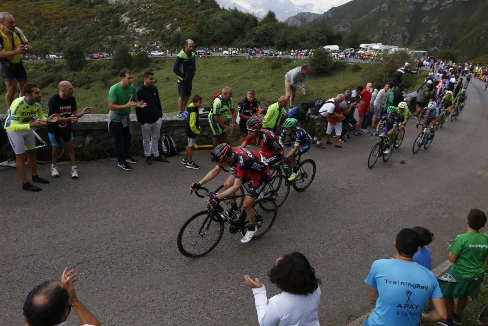 Vuelta ciclista a España. Lagos de Covadonga