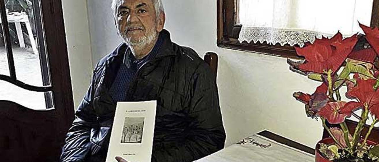 Jaume Cabrer, autor del libro &#039;El llarg camÃ­ del cranc&#039;.