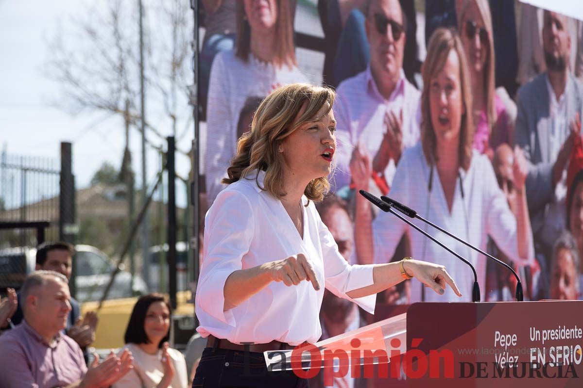 Presentación de José Vélez como candidato del PSOE a la presidencia de la Comunidad