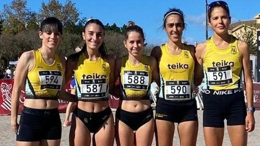 El CA Safor Teika clasifica a tres equipos en el Campeonato de España de Cross