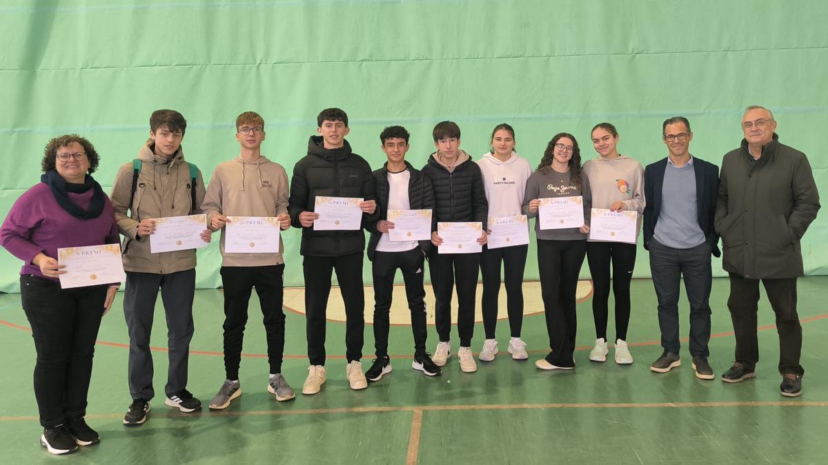 Entrega de los premios del concurso de fotografía del IES l'Estació de Ontinyent.