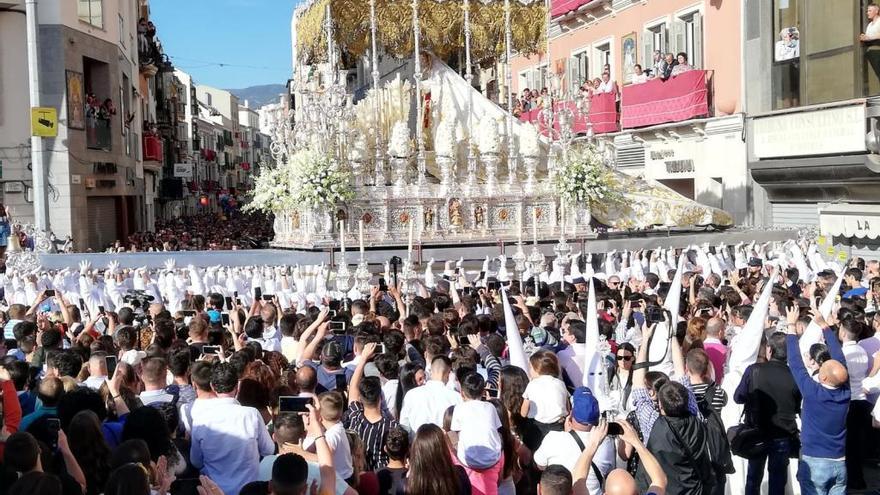 El Rocío, en la Tribuna de los Pobres este Martes Santo.