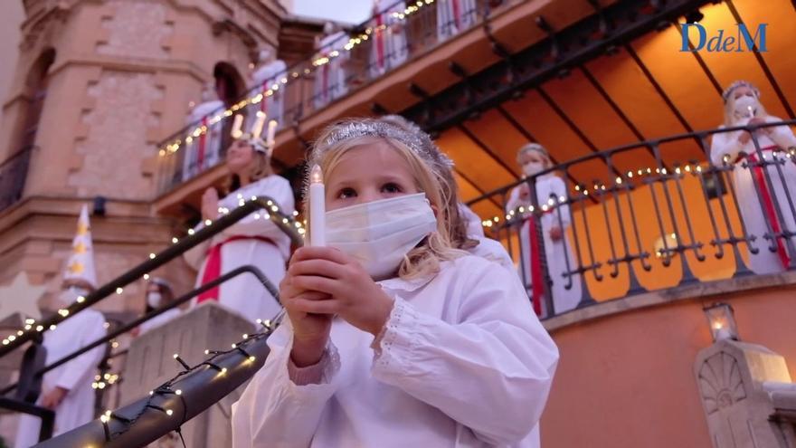 Santa Lucía cambia la Catedral por el colegio sueco