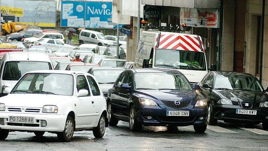 José Malvar fue uno de los viales que se vieron afectados por los cambios en Loureiro Crespo