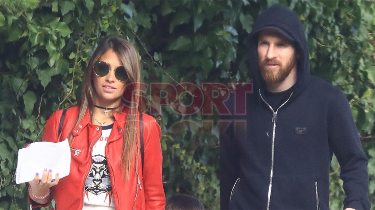 Leo Messi y Antonella Rocuzzo