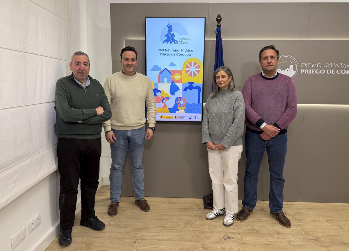 Presentación del proyecto para mejorar la gestión del ciclo del agua en Priego.