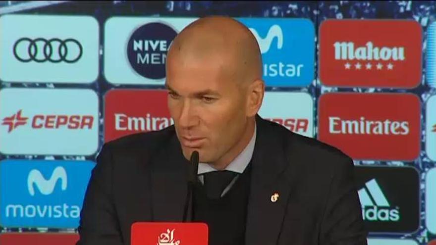 Zidane: &quot;El balón no quiere entrar, no tengo explicación&quot;