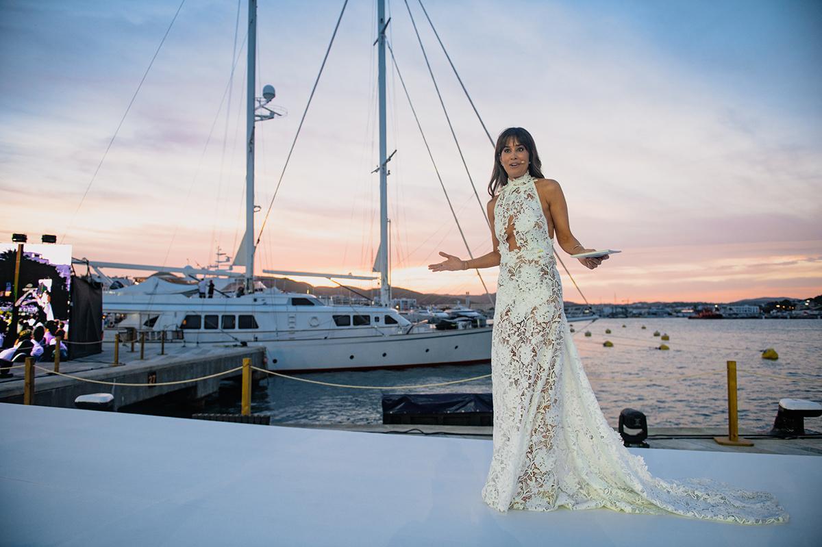 Isabel Jiménez fue la presentadora del desfile