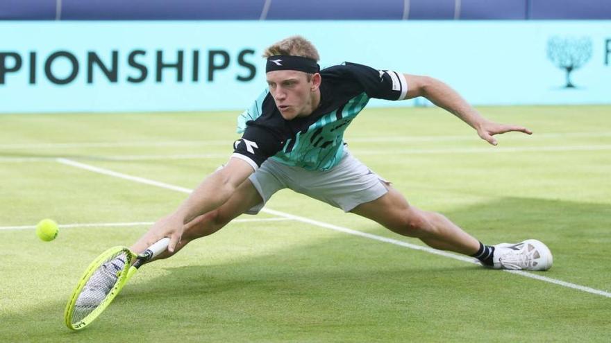 Alejandro Davidovich quedó apeado de la fase previa del cuadro final del Torneo de Wimbledon 2019.