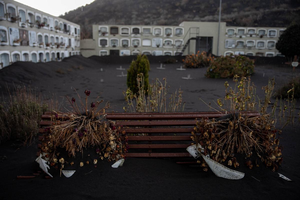 El cementerio de las Manchas pertenece a una zona de exclusión de éste barrio de La Palma.