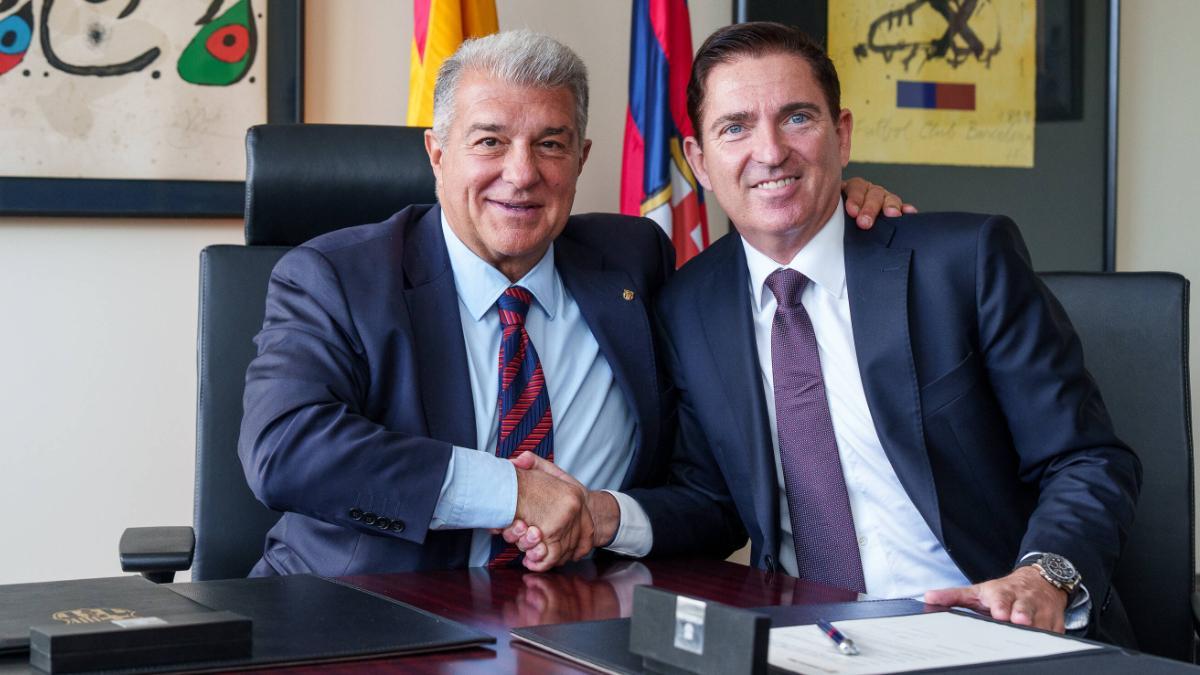 Joan Laporta fue clave para el regreso de Xavi Pascual