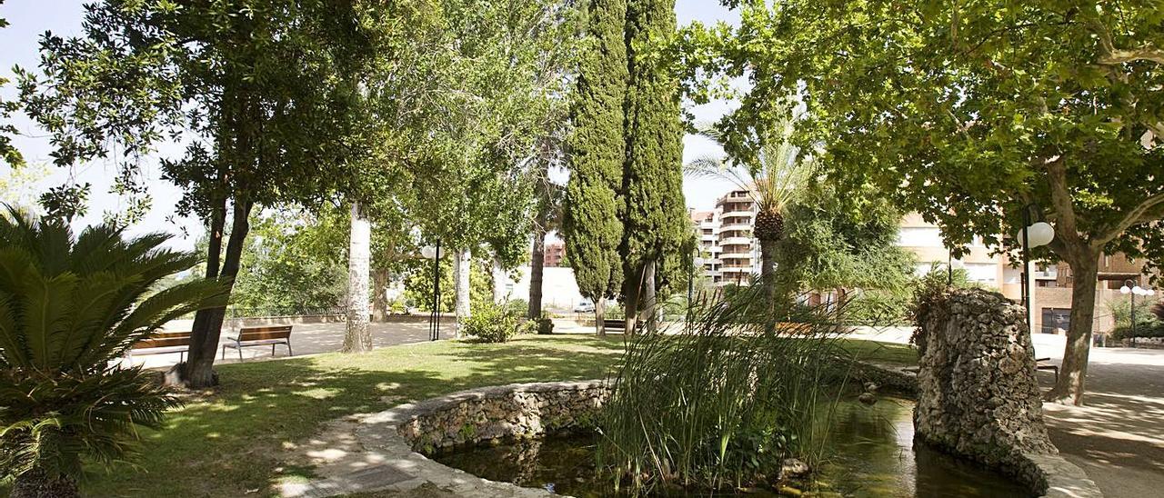 Imagen de archivo de la Glorieta de Ontinyent, que será notablemente mejorada. | LEVANTE-EMV