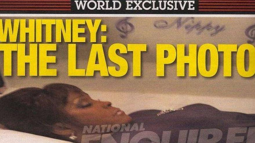 La última fotografía de Whitney Houston en el ataúd