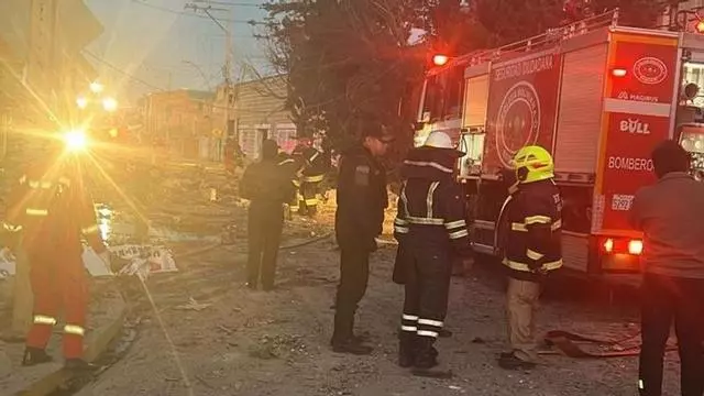 El momento de la doble explosión en un cuartel militar de Bolivia