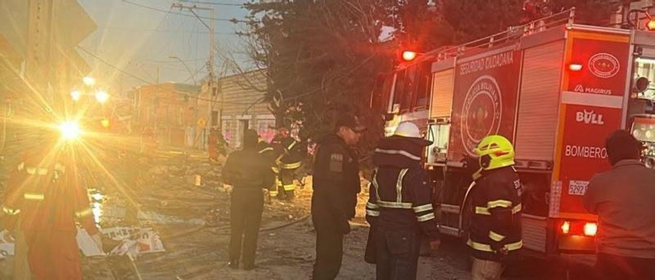 El momento de la doble explosión en un cuartel militar de Bolivia