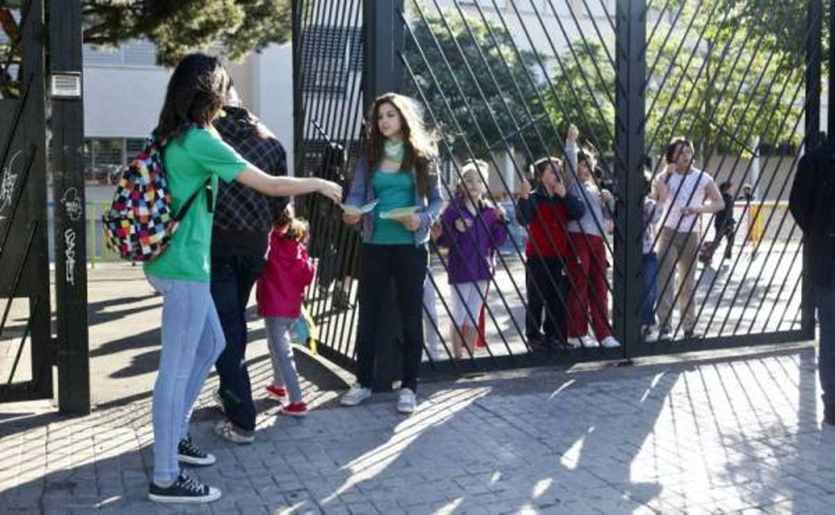 Las imágenes de la jornada de huelga de la enseñanza