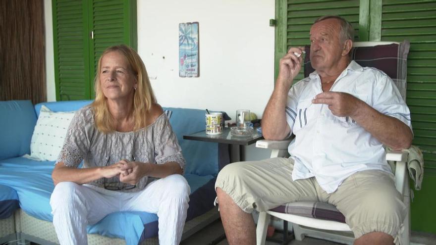 Christine und ihr Mann Dieter auf Mallorca.