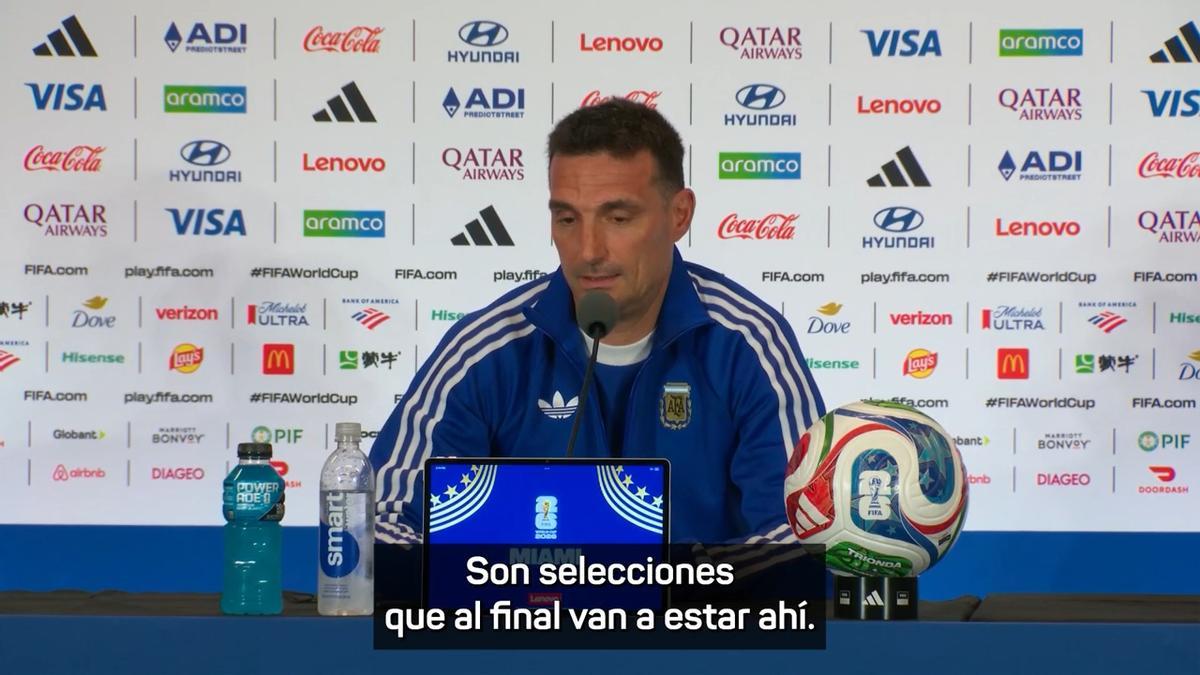 Lionel Scaloni: "Cabo Verde no está ahí por casualidad"