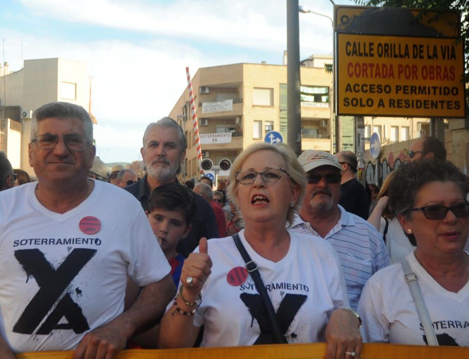 Manifestación por el soterramiento del AVE