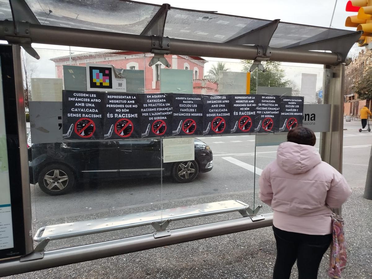 Els cartells de protesta.