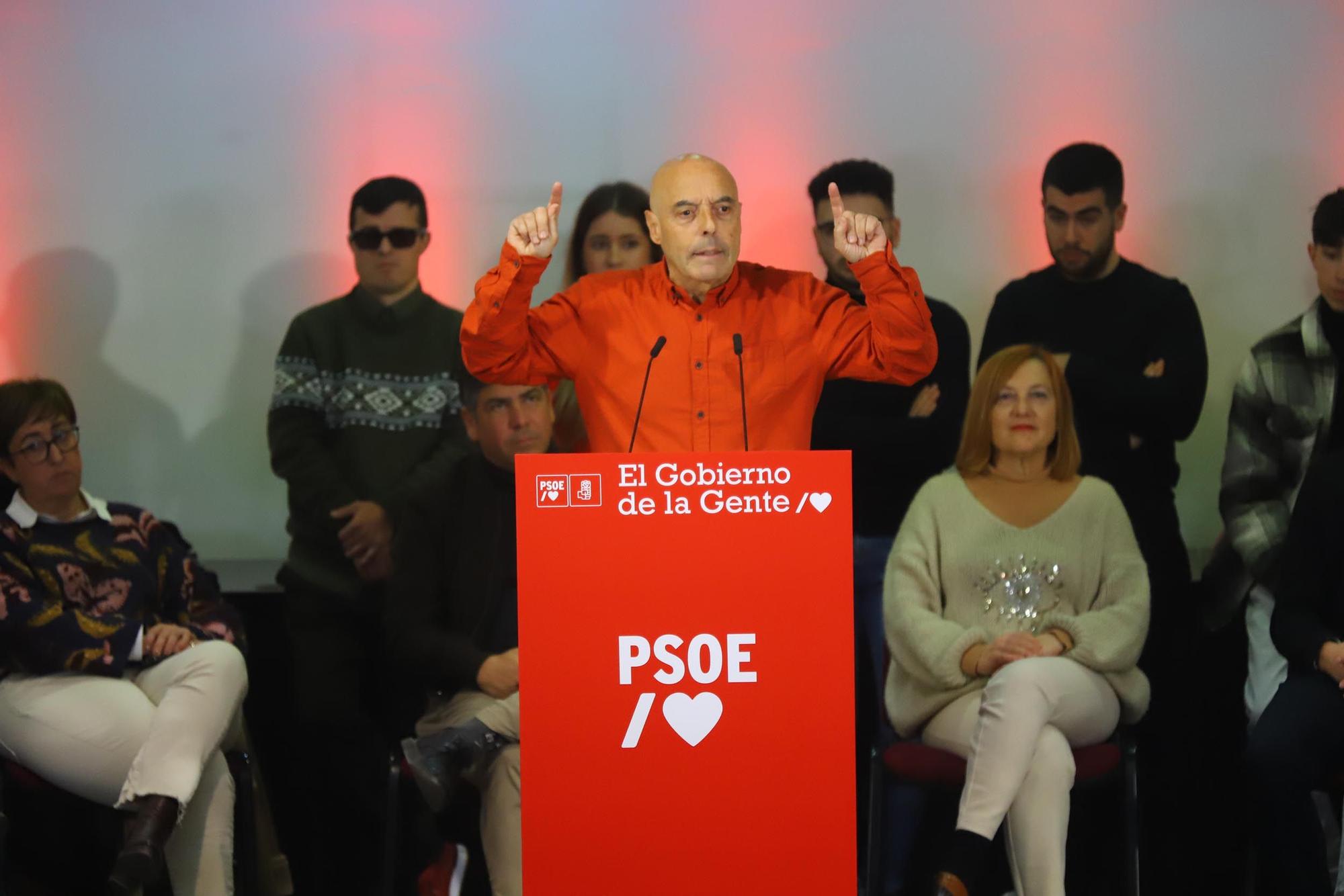 Presentación de Antonio Hurtado como candidato del PSOE a la alcaldía de Córdoba