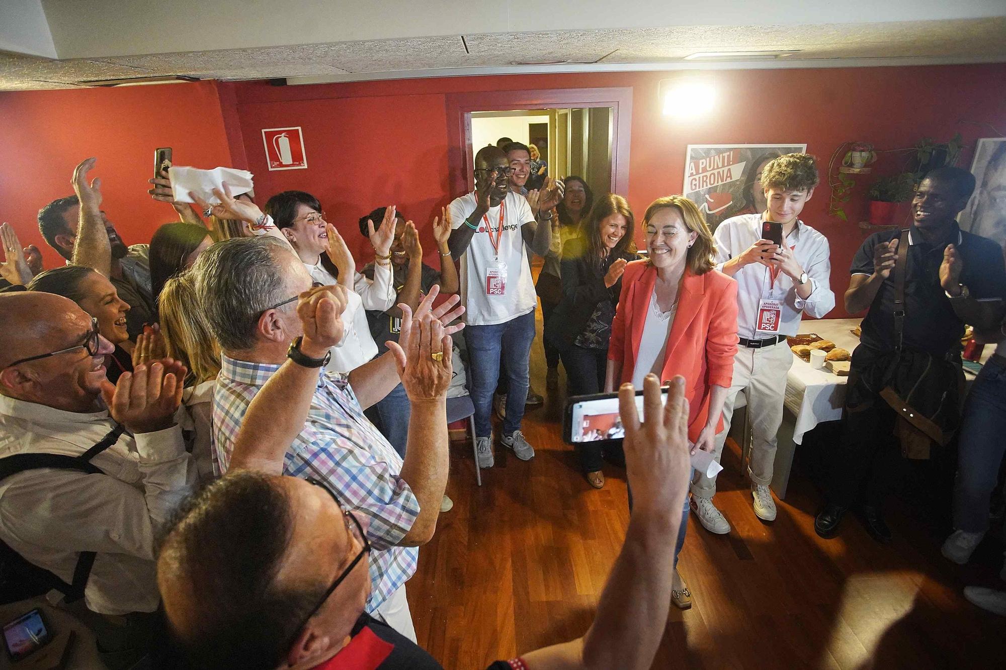 Així s'han viscut els resultats a les diferents seus electorals de Girona