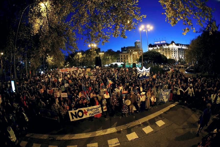 Manifestación en Madrid por la Cumbre del Clima