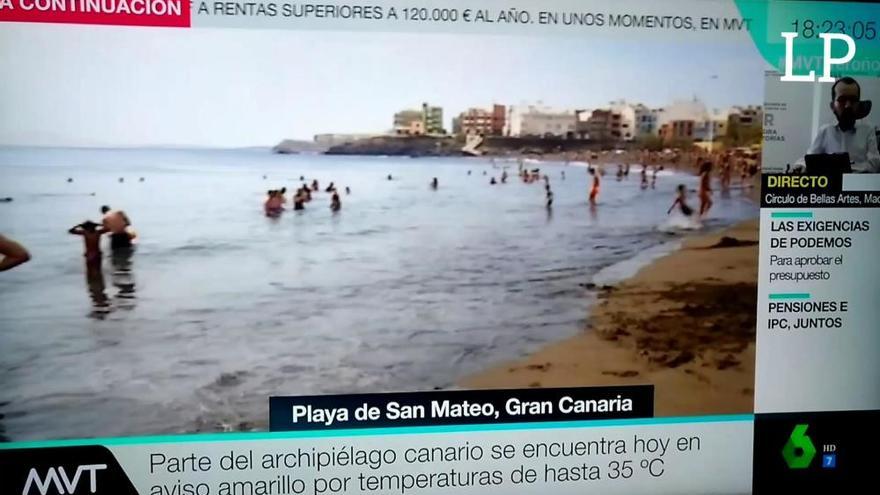 La Sexta inventa la "playa de San Mateo, Gran Canaria"