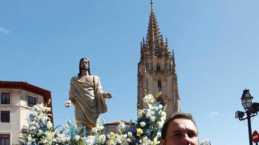 Procesión de Jesús Resucitado el pasado abril de 2015.