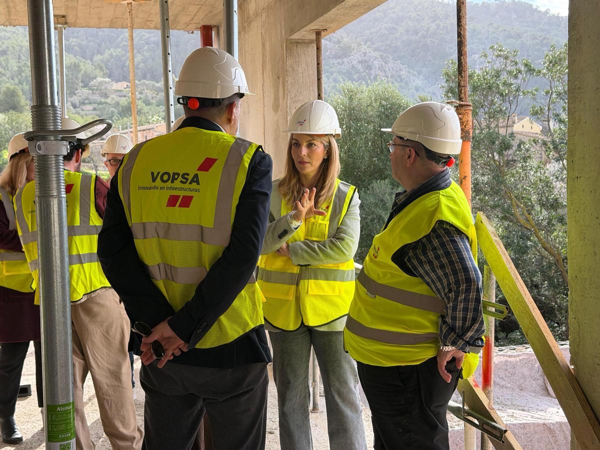 Las obras de la residencia para personas mayores de Andratx avanzan a buen ritmo.