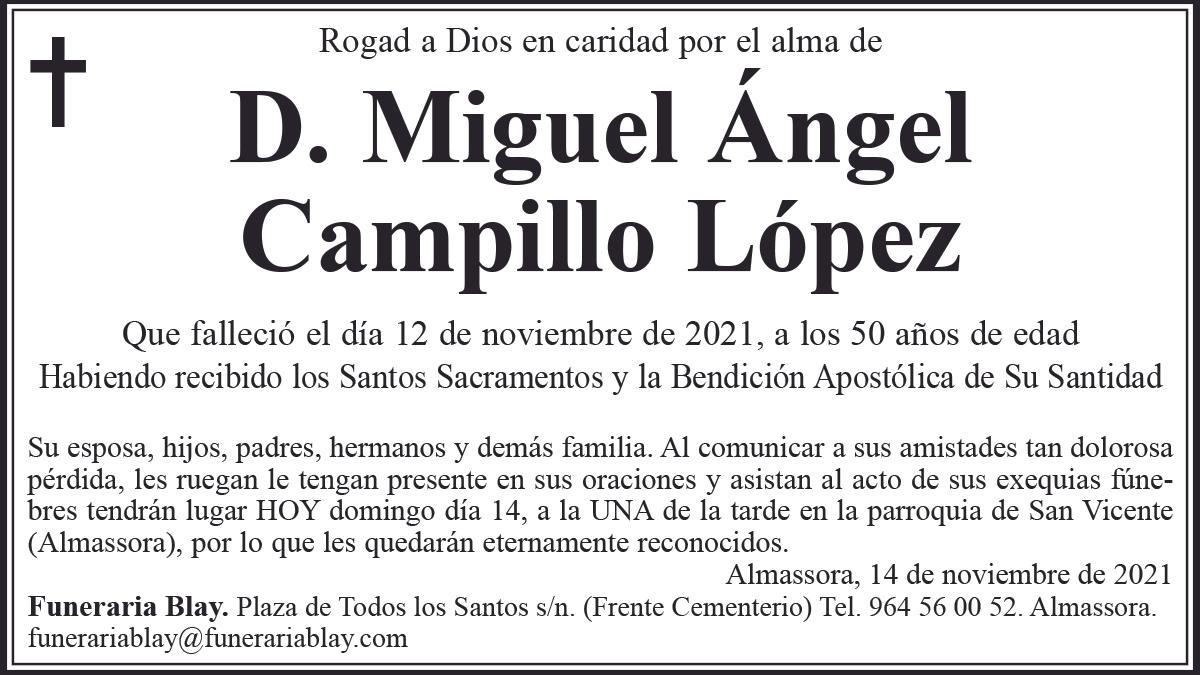 D. Miguel Ángel Campillo López
