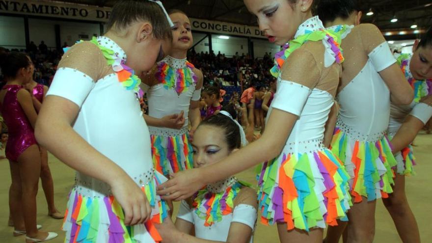 Cartagena celebra la primera jornada de la competición escolar de gimnasia rítmica con más de 1.000 participantes